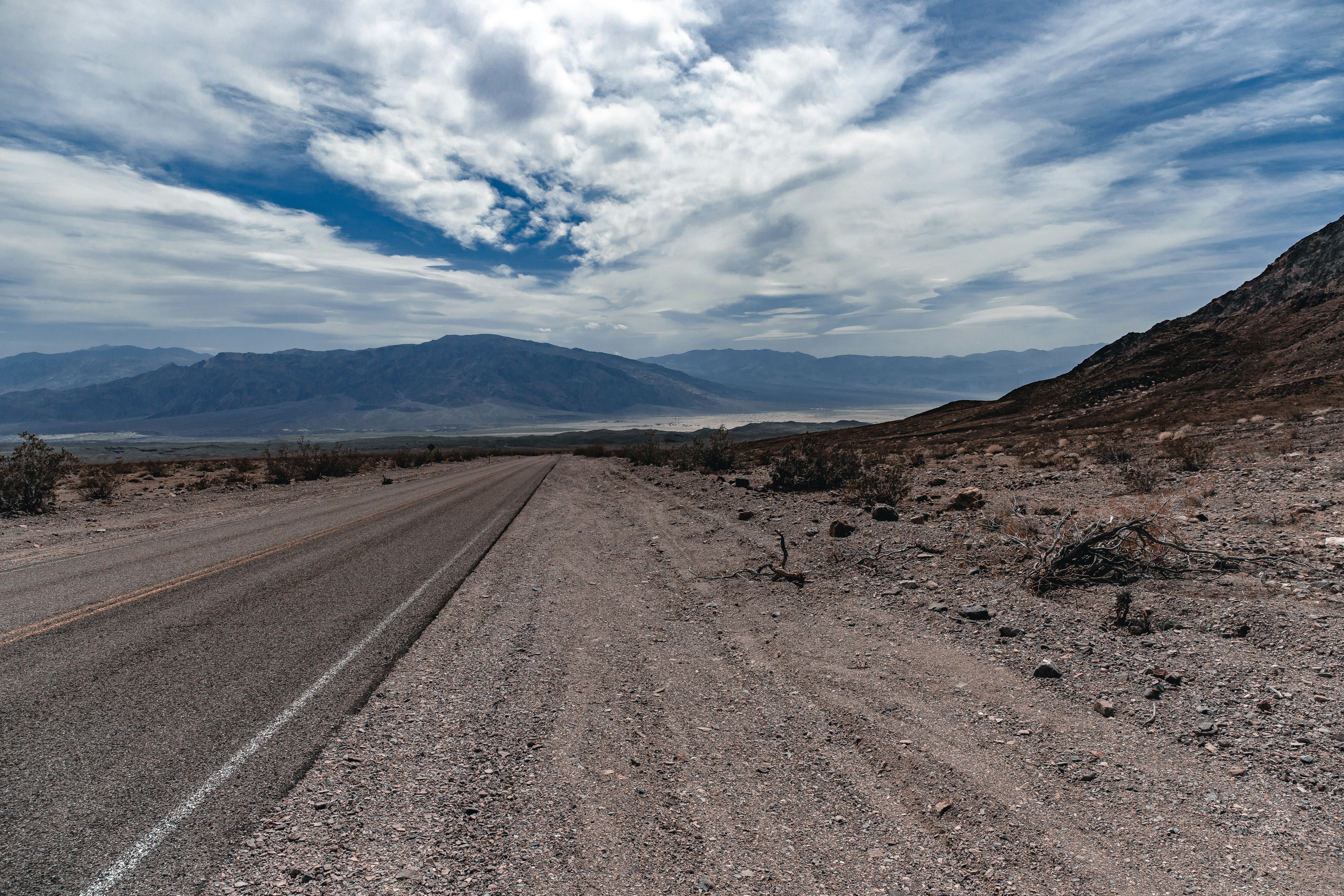 Desert highway through the Southwest