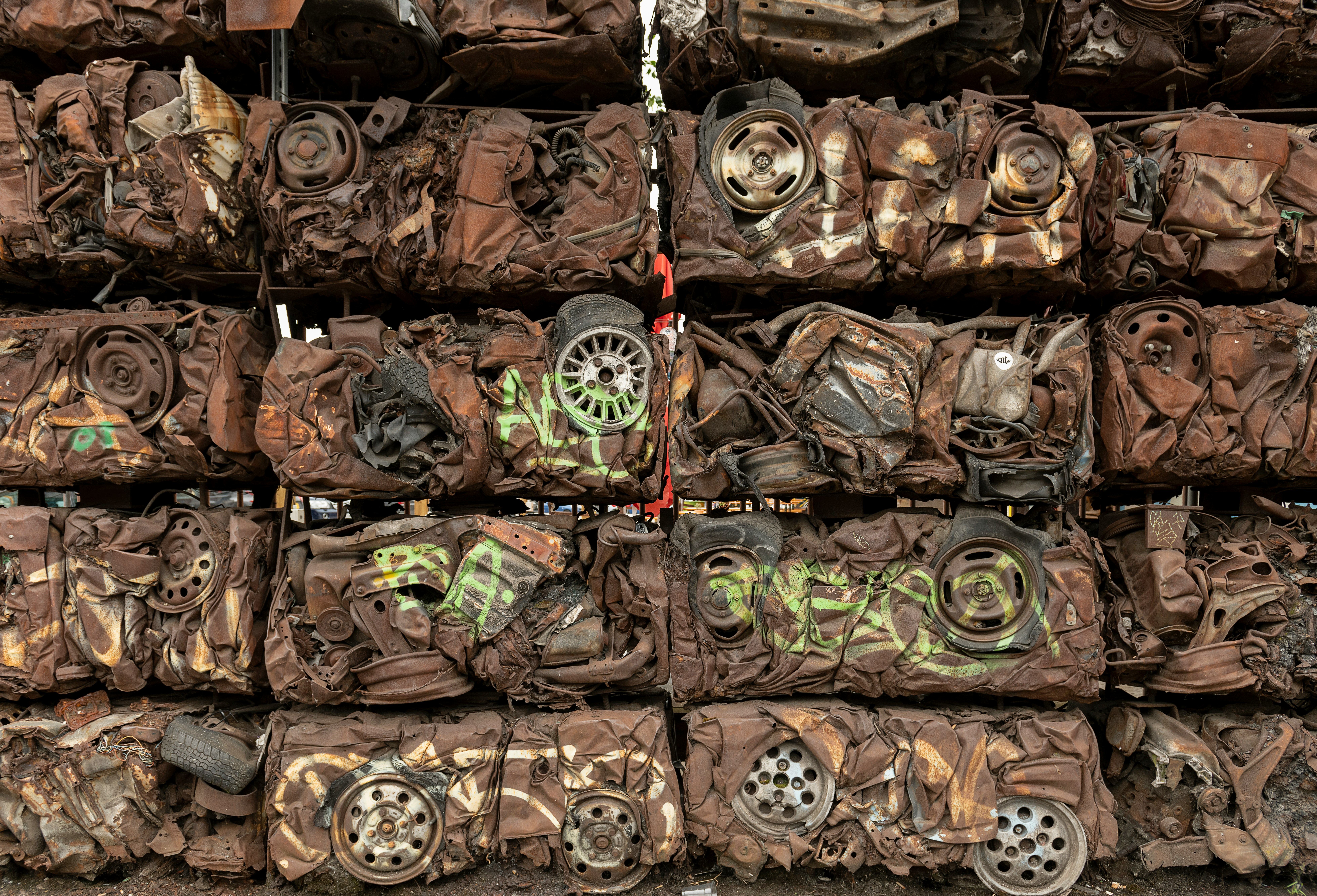 Metal scrap recycling facility